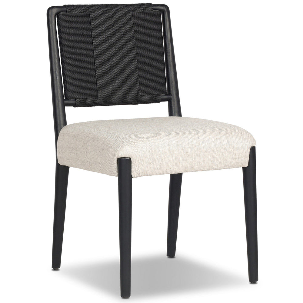 Rothler Dining Chair, Essence Natural/Black, Set of 2 by Four Hands-Furniture - Dining-High Fashion Home
