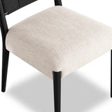 Rothler Dining Chair, Essence Natural/Black, Set of 2 by Four Hands-Furniture - Dining-High Fashion Home