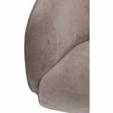 Rotunda Swivel Chair, Stone-Furniture - Chairs-High Fashion Home
