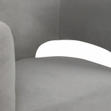 Round Back Chair, Gray