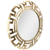 Round Mirror, Gold