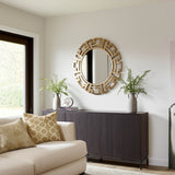 Round Mirror, Gold