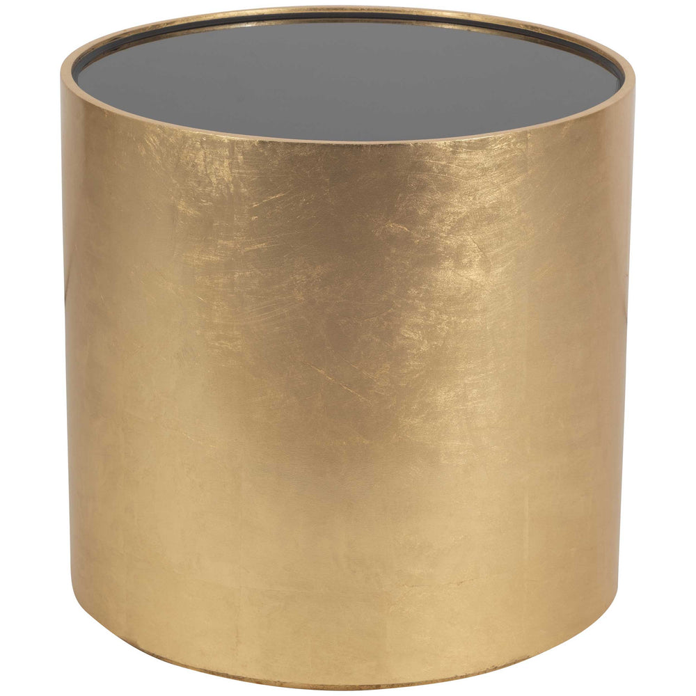 Round Side Table, Gold