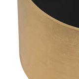 Round Side Table, Gold