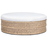 Rowan 48" Outdoor Ottoman, Alessi Linen by Amber Lewis x Four Hands-Furniture - Chairs-High Fashion Home