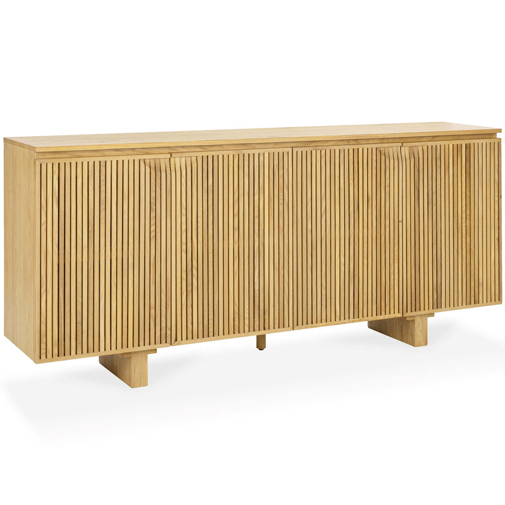 Roya 4 Door Cabinet, Oak Natural
