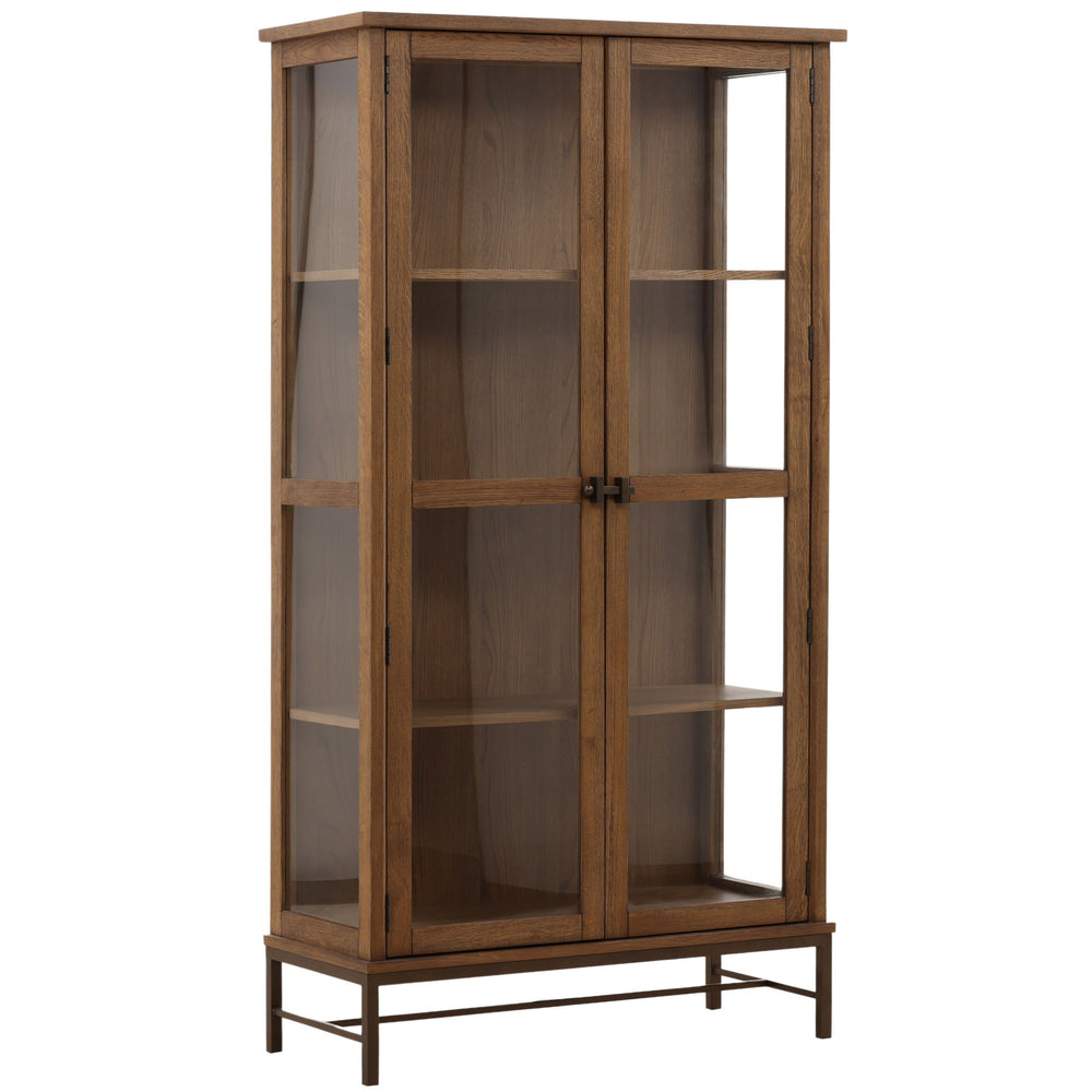 Royden Cabinet, Dark Brown-Furniture - Storage-High Fashion Home
