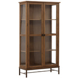 Royden Cabinet, Dark Brown-Furniture - Storage-High Fashion Home