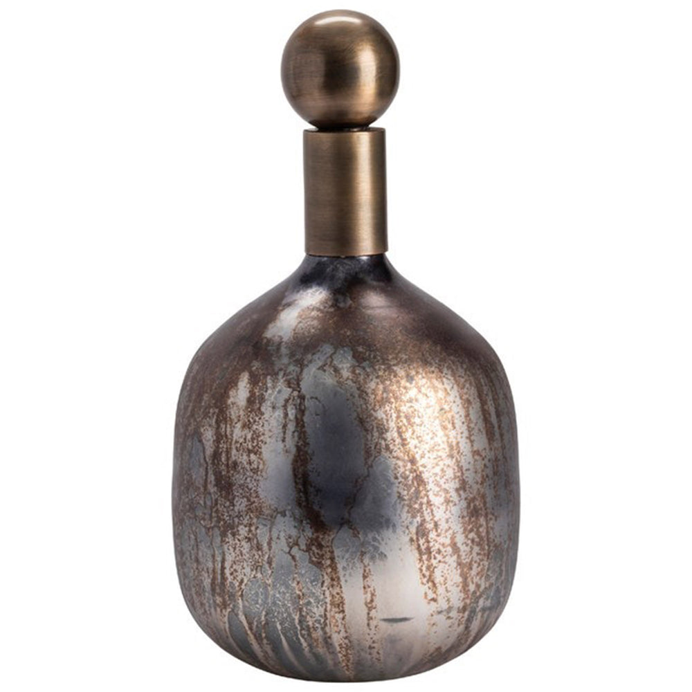 Rtiz Covered Urn, Bronze-Accessories-High Fashion Home