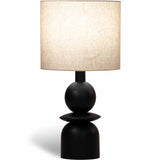Rudd Table Lamp, Charcoal