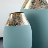Rue Oval Vases, Blue-Accessories-High Fashion Home