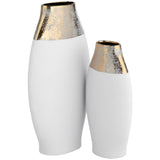 Rue Oval Vases, White-Accessories-High Fashion Home