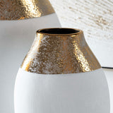 Rue Oval Vases, White-Accessories-High Fashion Home