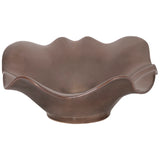 Ruffled Edge Bowl, Bronze-Accessories-High Fashion Home