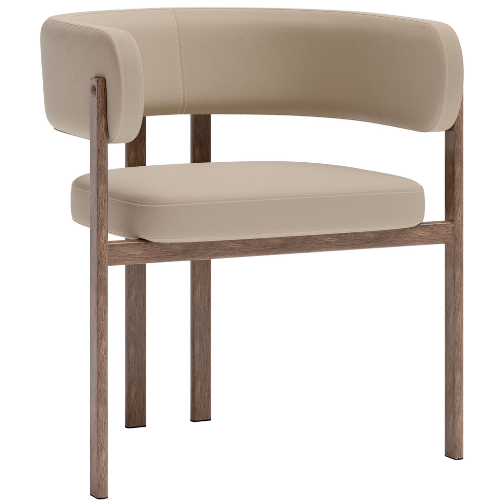 Ruge Dining Chair, Beige, Set of 2-Furniture - Dining-High Fashion Home