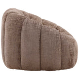 Rume Swivel Chair, Brown-Furniture - Chairs-High Fashion Home