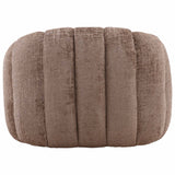 Rume Swivel Chair, Brown-Furniture - Chairs-High Fashion Home