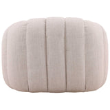 Rume Swivel Chair, Cream-Furniture - Chairs-High Fashion Home
