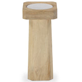 Rumi End Table, Light Natural by Four Hands-Furniture - Accent Tables-High Fashion Home