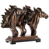 Running Free Statue, Brown-Accessories-High Fashion Home