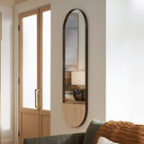Russo Tall Oval Mirror, Golden Bronze-Accessories-High Fashion Home