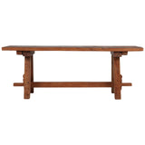 Rustic Wood Bench, Natural