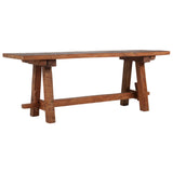 Rustic Wood Bench, Natural