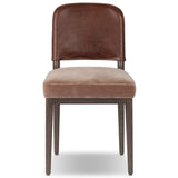 Ryver Leather Dining Chair, Monte Mushroom, Set of 2 by Four Hands-Furniture - Dining-High Fashion Home