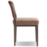 Ryver Leather Dining Chair, Monte Mushroom, Set of 2 by Four Hands-Furniture - Dining-High Fashion Home