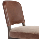 Ryver Leather Dining Chair, Monte Mushroom, Set of 2 by Four Hands-Furniture - Dining-High Fashion Home