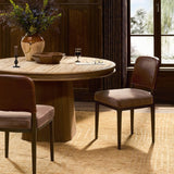 Ryver Leather Dining Chair, Monte Mushroom, Set of 2 by Four Hands-Furniture - Dining-High Fashion Home