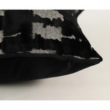 Santana Pillow, Black Shadow Ikat