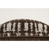 Santana Pillow, Coffee Shadow Ikat