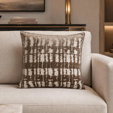 Santana Pillow, Coffee Shadow Ikat