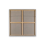 Framed Hermès Faubourg Rainbow Pocket Square in a 20x20x3 Shadowbox-High Fashion Home