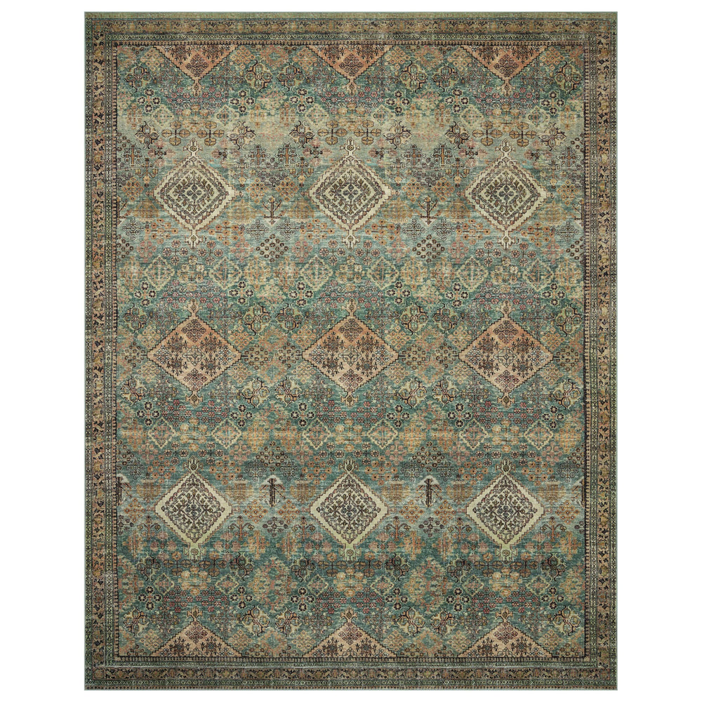 Magnolia Home by Joanna Gaines x Loloi Rug Sinclair SIN-03, Turquoise/Multi-Rugs1-High Fashion Home