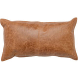 SLD Leather Lumbar Pillow by Classic Home