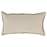 SLD Leather Lumbar Pillow, Nightfall Blue-Accessories-High Fashion Home
