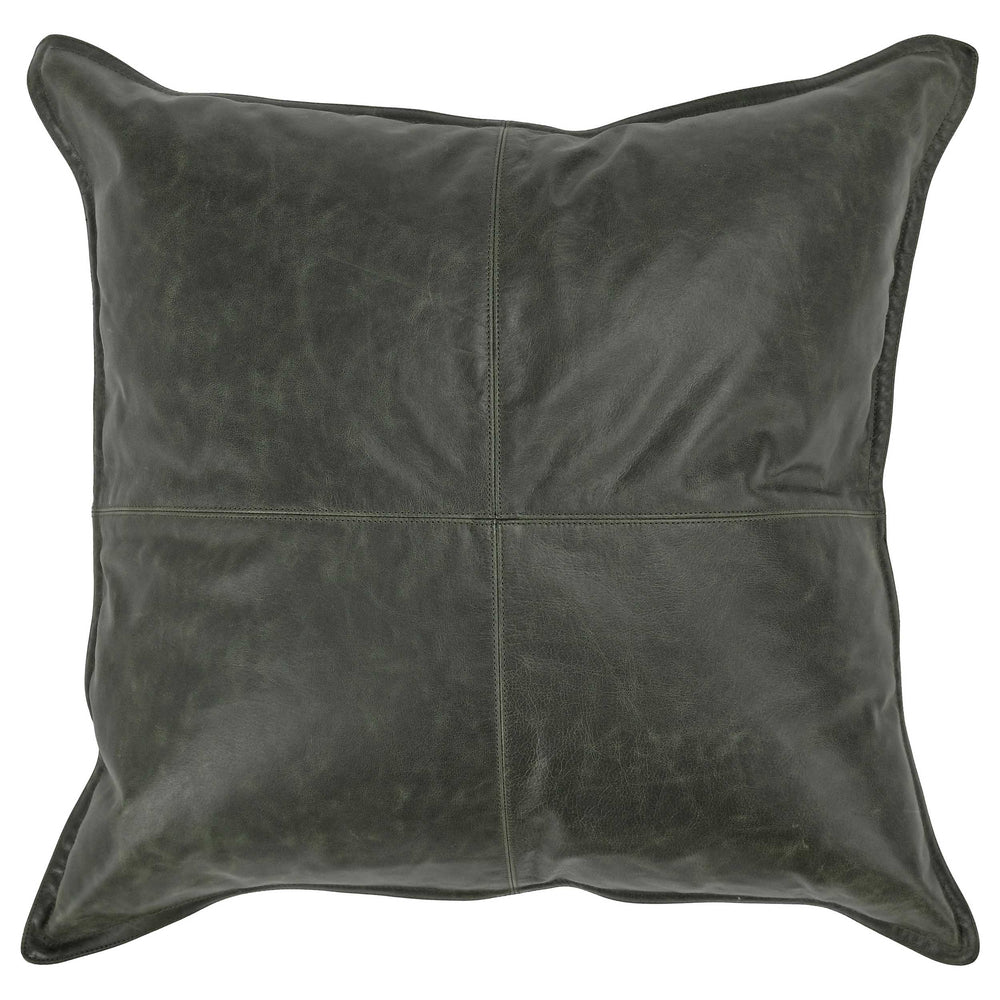 SLD Leather Pillow by Classic Home