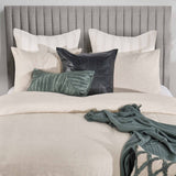 SLD Leather Pillow, Acre Forest Green-Accessories-High Fashion Home