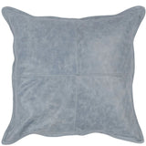 SLD Leather Pillow, Sea Fog-Accessories-High Fashion Home