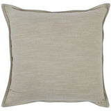 SLD Leather Pillow, Sea Fog-Accessories-High Fashion Home