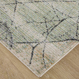 Feizy Rug Sonora 39U8F, Green/Cream-Rugs1-High Fashion Home