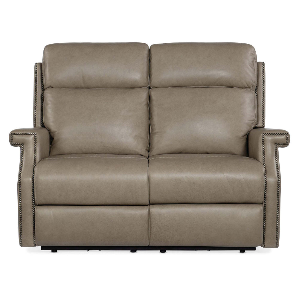 Vaughn Leather Zero Gravity Loveseat, Shattered Stone-Furniture - Chairs-High Fashion Home