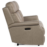 Vaughn Leather Zero Gravity Loveseat, Shattered Stone-Furniture - Chairs-High Fashion Home