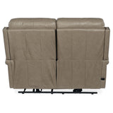 Vaughn Leather Zero Gravity Loveseat, Shattered Stone-Furniture - Chairs-High Fashion Home