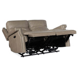 Vaughn Leather Zero Gravity Loveseat, Shattered Stone-Furniture - Chairs-High Fashion Home