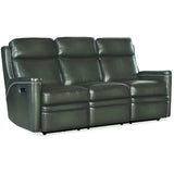 Hamilton Leather Power Sofa by Hooker