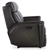 Hamilton Leather Power Sofa, Sarzana Castle-Furniture - Sofas-High Fashion Home