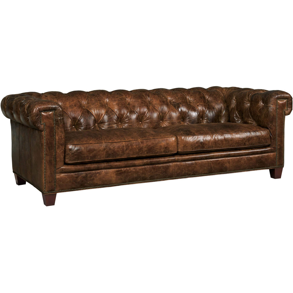 Chester Leather Sofa, Malawi Tonga-Furniture - Sofas-High Fashion Home